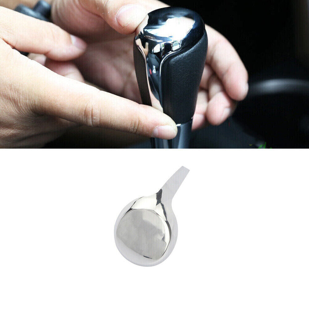Chrome Car Inner Gear Shift Knob .Head Cover Trim ABS for Toyota RAV4 2013-2018