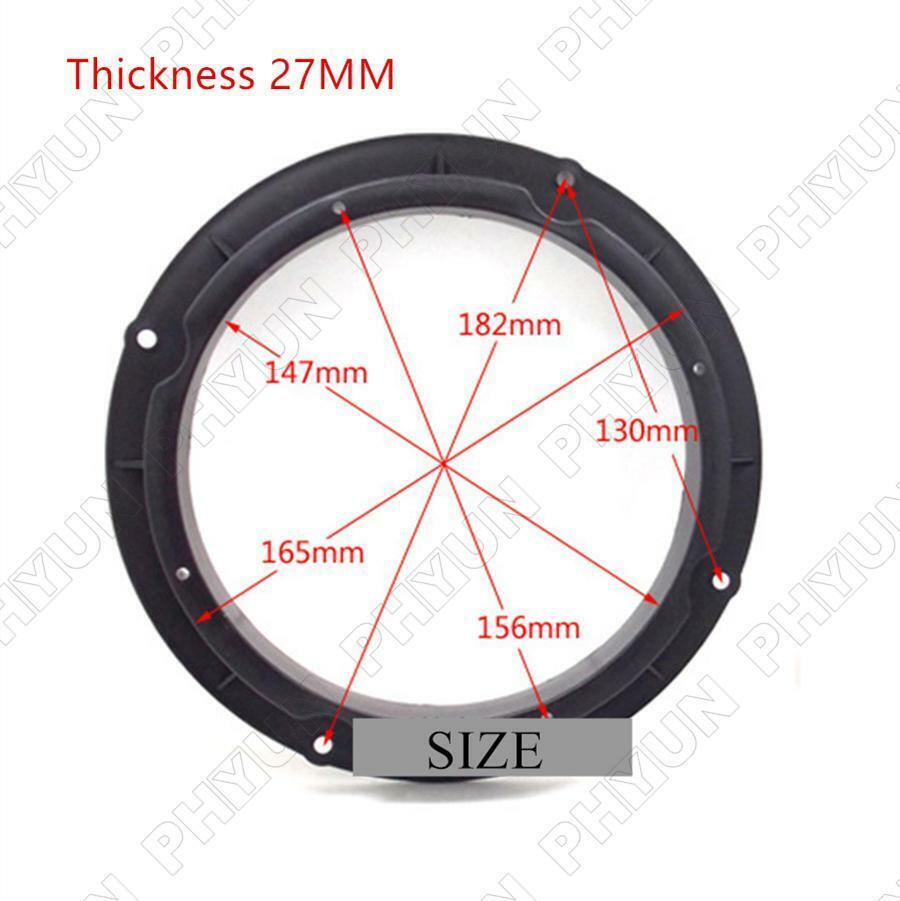 Pair 6.5-6.75 Car Stereo Speaker Install Plate Mount Adapters for Kia for Hyundai