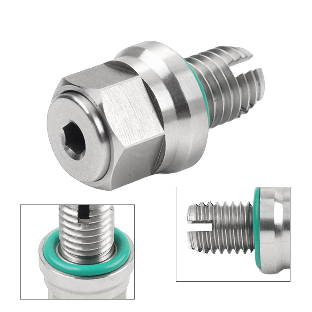M10.4-1.25x15mm Oil Drain Plug Self-tapping Piggyback Stainless Steel Repair Set