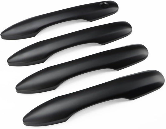 Door Handle Cover No for Smart Key Holes Matte Black For 2018-2022 for Toyota for Camry