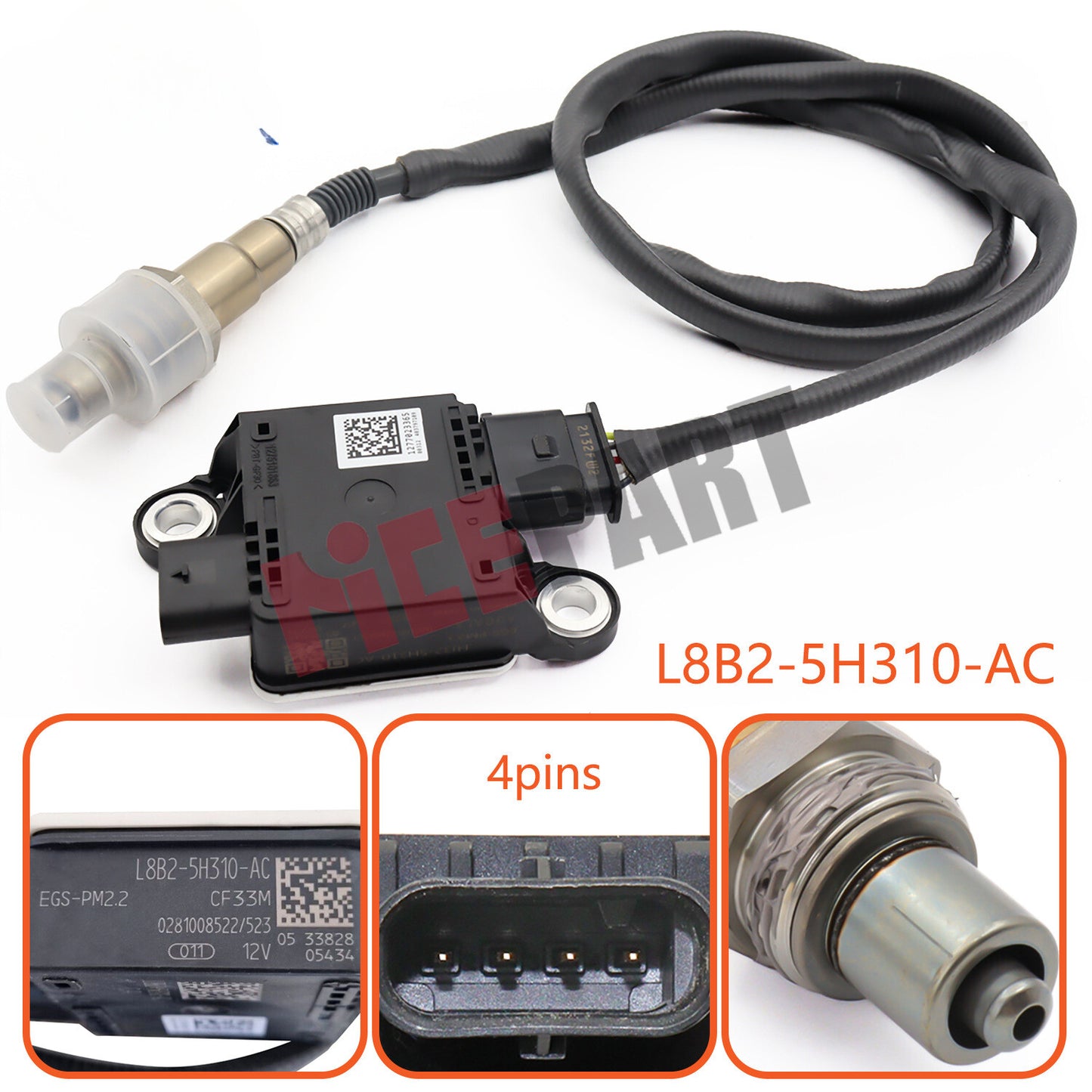 Particulate Matter Sensor L8B2-5H310-AC Compatible for Land Rover for Range Rover L560