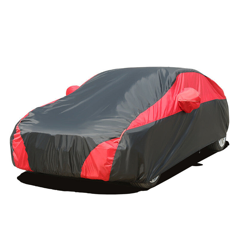 US stock full vehicle cover, heavy-duty waterproof, UV-protective, sun-protective, and snow-resistant.
