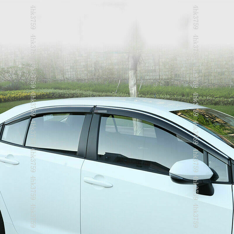 Window Visor Vent Sun Shade Rain Wind Guards for Toyota for Corolla Sedan 2019-2023