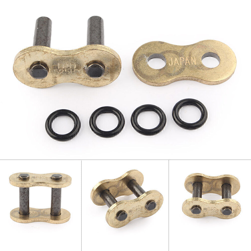 DID 525HX Rivet Connecting Link Set Fit for Suzuki GSXR1000 2001-10 525 Chain