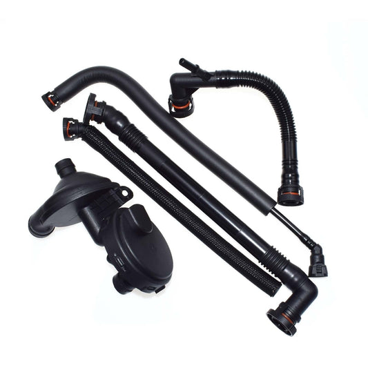 for BMW E46 E39 520i 525i 530i X3 PCV Crankcase Vent Valve + Breather Hose Kit