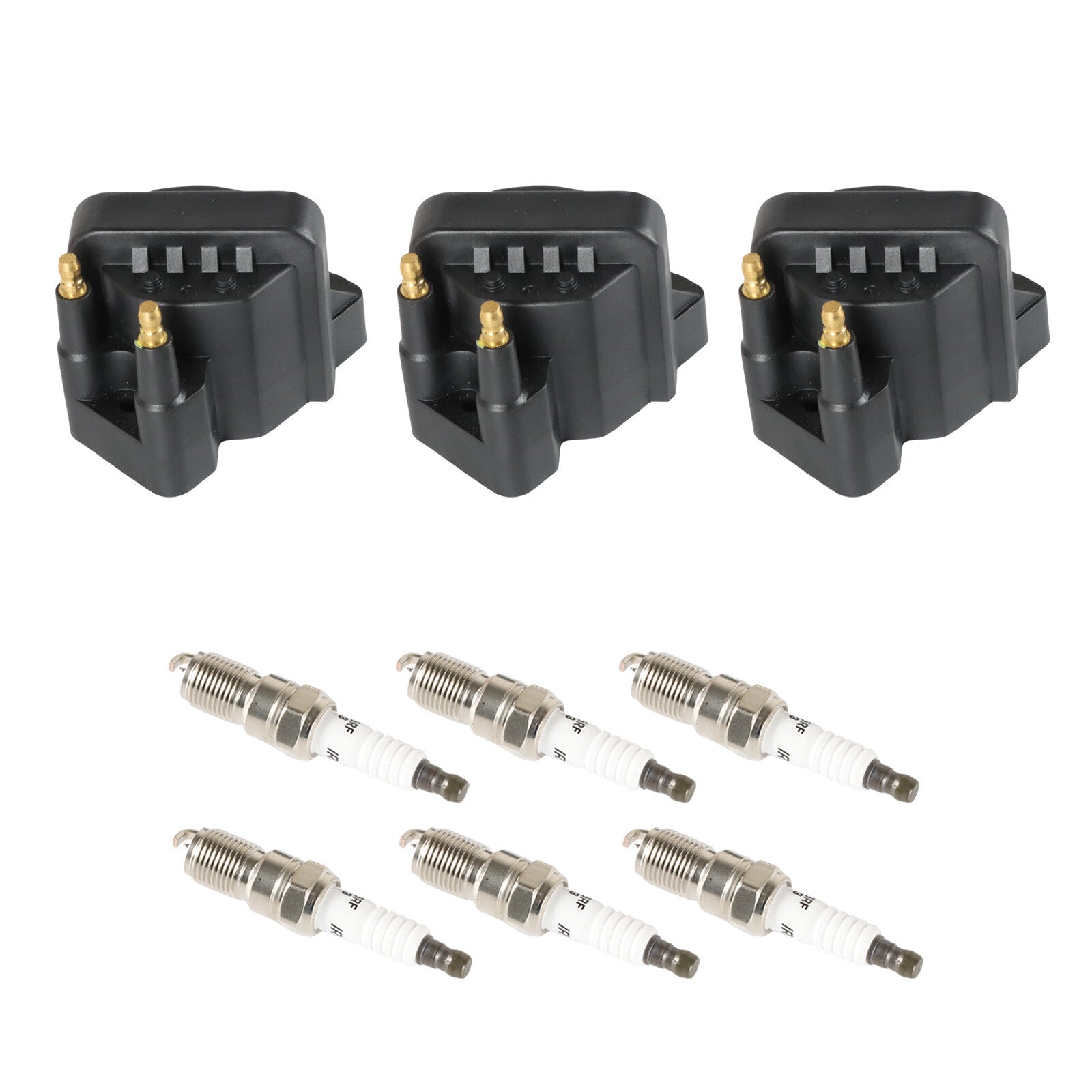 Ignition Coils + Iridium Spark Plug for Chevrolet Monte Carlo 2000-05 3.8L DR39