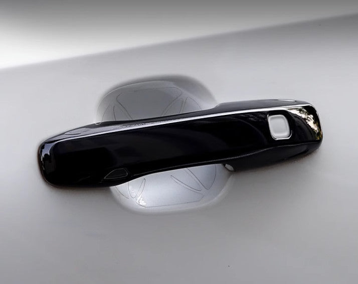 for Volvo XC60 2018-2024 Glossy Black ABS Exterior Side Door Handle Cover Trims