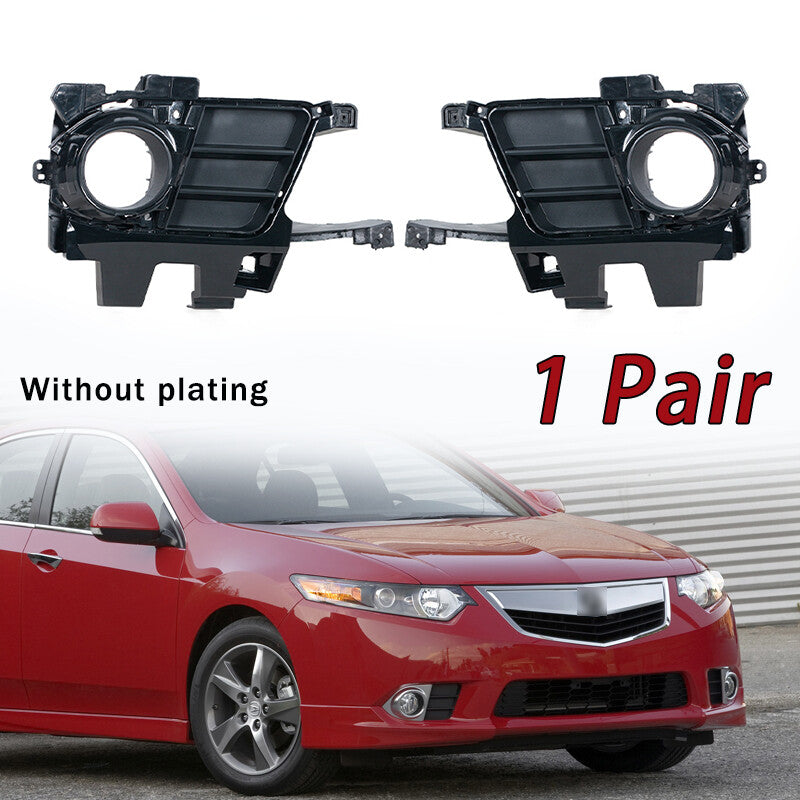 1Pair Fog Light Trim Set For 2011-2014 for Acura TSX 2.4L Left  Right