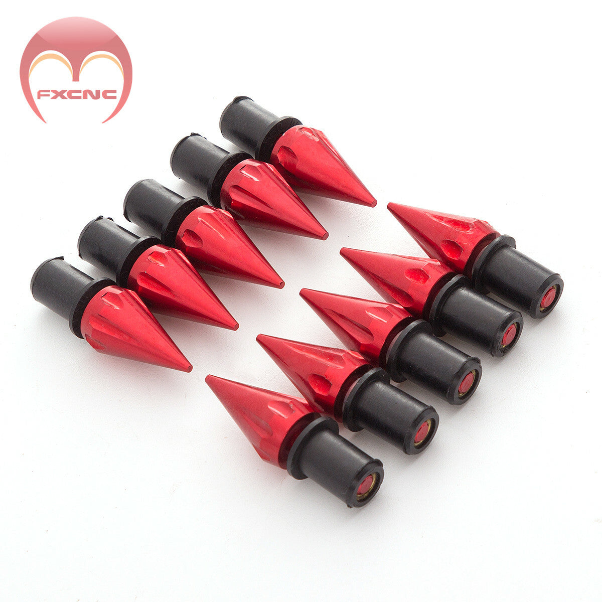 10x Red CNC 5mm Windshield Bolt Kit for Motorcycle Windshields
