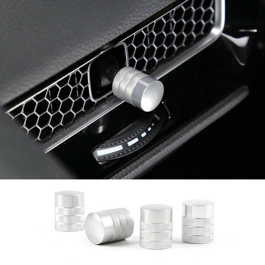 Alloy Silver Air Conditioner Adjust Switch Knob Cover for Honda for Civic 11th 2022+
