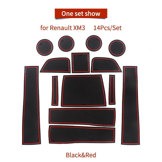 Anti-Slip Gate Slot Cup Mat for Renault XM3 2020 - 2022 Door Groove Pad