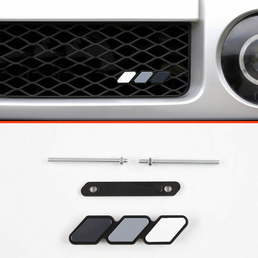 3-Colour Front Center Mesh Grille Badge Trim Fit for Toyota FJ Cruiser 2007-2020