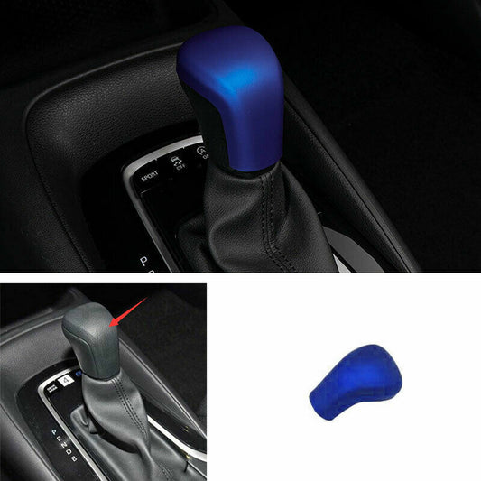 for Toyota for Corolla 2019-2022 Blue Inner Gear Shift Knob Shifter Lever Decor Trim