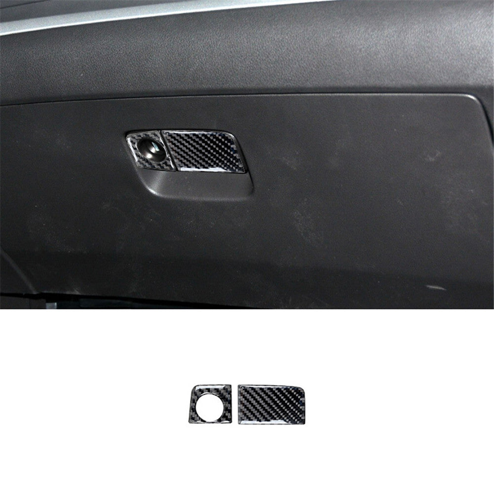 Carbon Fiber Interior Glove Box Switch Cover Trim for Honda CRV CR-V 2012-2016