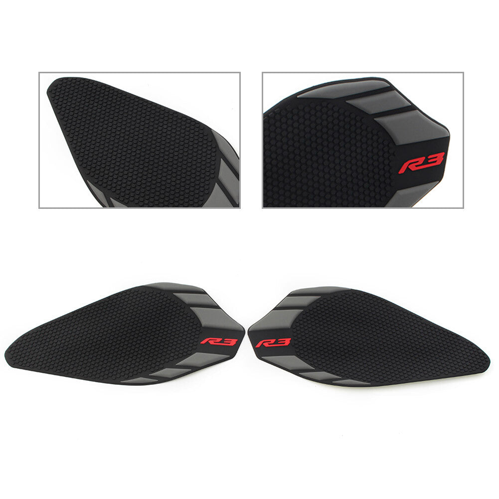 for Yamaha R3 2019-2022 Anti Slip Sticker Traction Side Gas Fuel Tank Pad