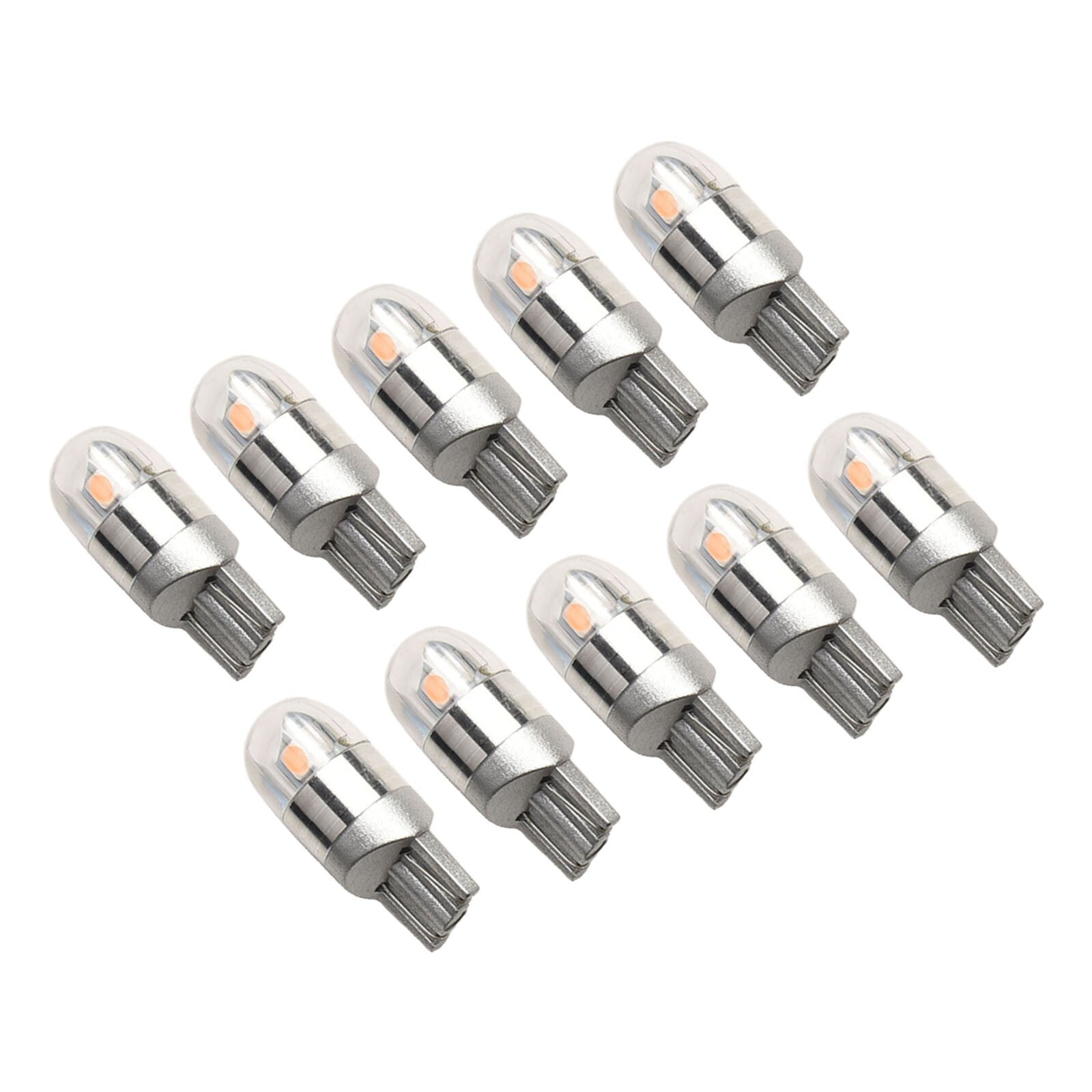 10 x Canbus 194 168 3030 2 LED For SMD Purple Car Side Wedge Light Lamp Bulb