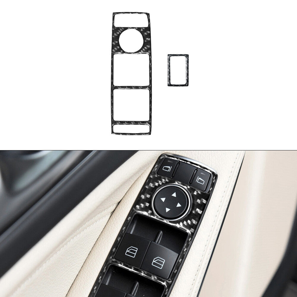 Front Window Buttons Trim Cover for Mercedes Benz CLA 2014-2018/GLA 2015-2018