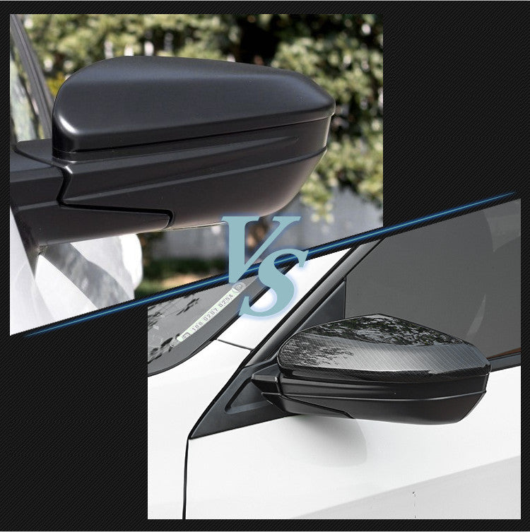 2PCS Carbon Fiber Side Rearview Mirror Cover Trim for Honda for Civic 10th 19-21