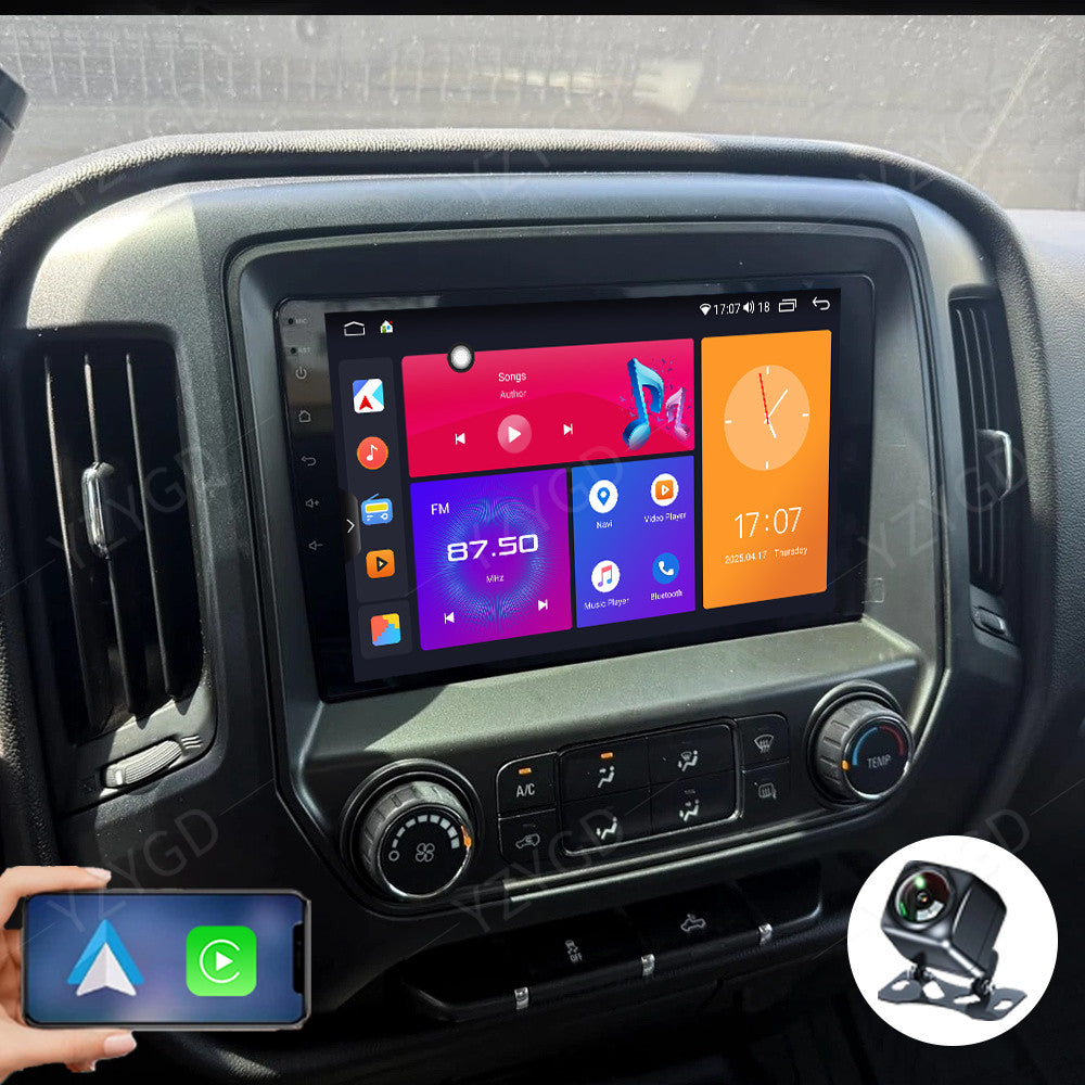 for Chevrolet Silverado for GMC for Sierra 2014-2018 Stereo Apple Carplay Car Radio GPS