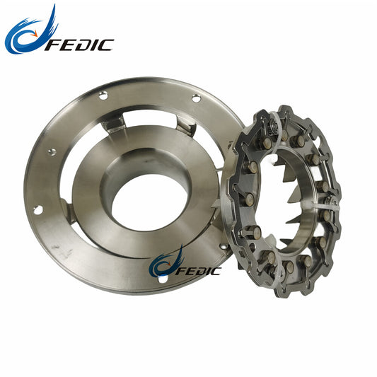 Turbo nozzle ring + base GTB2260VK 758352 for BMW 325D E90 E91 E92 E93 145Kw