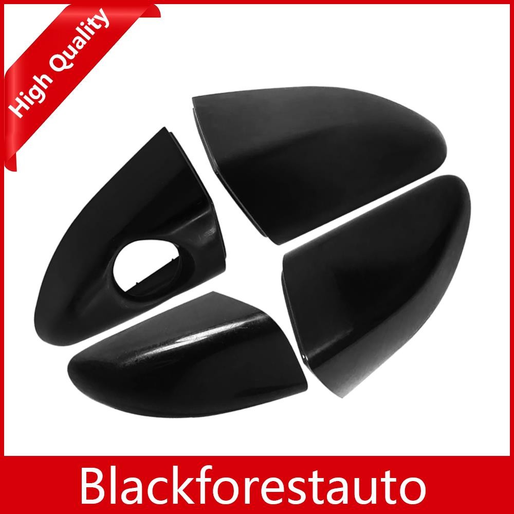 4x Outer Left Right Front Rear Door Handle Cover Unpainted For Sonata 15-19