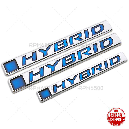FIT for Honda HYBRID Trunk Lid Fender Logo Badge Nameplate Emblem Sport ABS