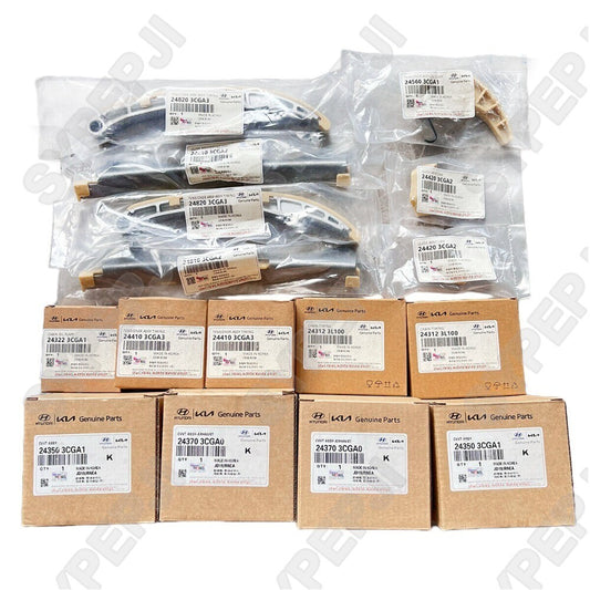 16-piece engine timing chain kit for Santa Fe Sorento Azera for Genesis 3.3L 3.8L (new)