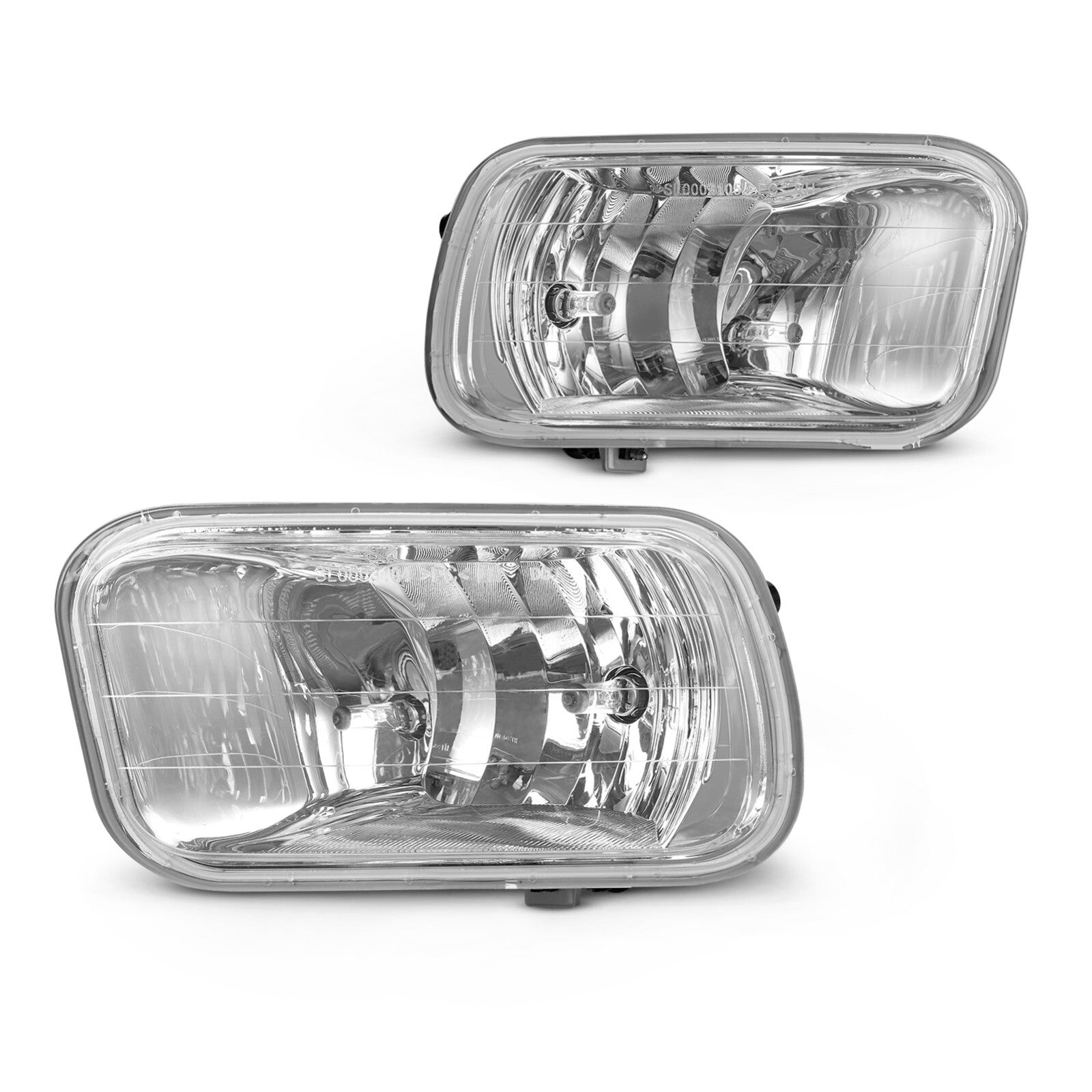 Fit 09-12 for Dodge for Ram 1500-3500 Clear Lens Oe Bumper Driver Fog Light Pair