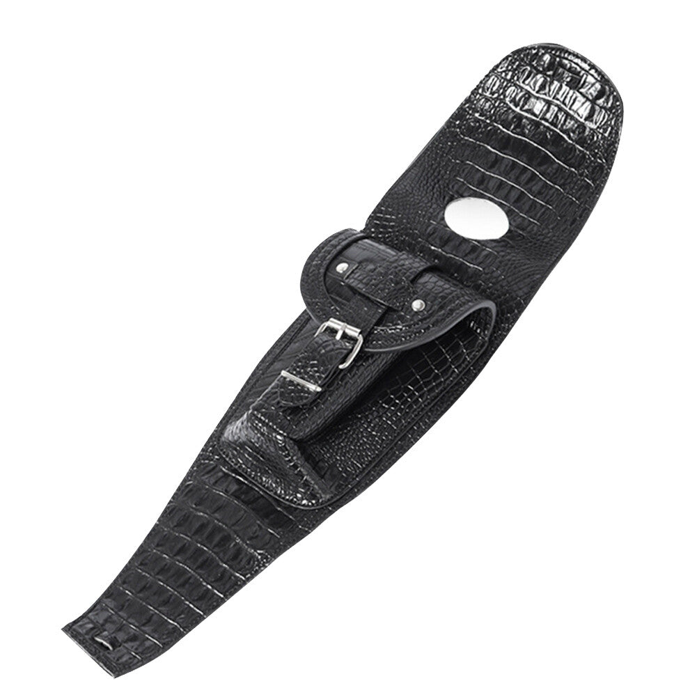 Fuel Gas Tank Cover Panel Dash Console Center Pouch Bag for Harley Sportster Blk