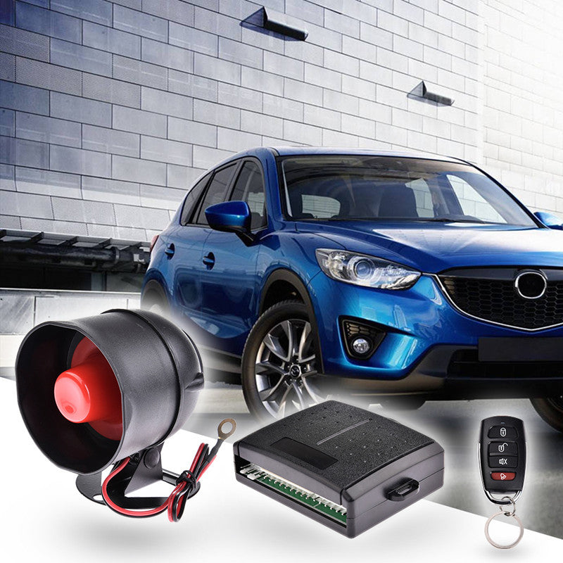Car Door 1 way Alarm System Remote Start Starter Keyless Entry Lock Locking Kit