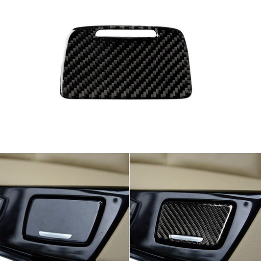 Carbon Fiber Interior Ashtray Panel Cover Trim for BMW 5 Series F10 2011-2017