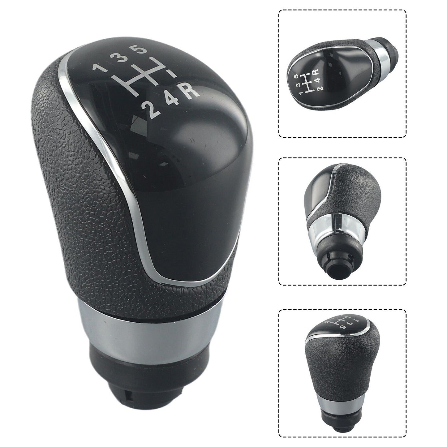 5 Speed Manual Car Gear Shift Knob PU Leather Shifter for Ford Focus MK2 FL MK3