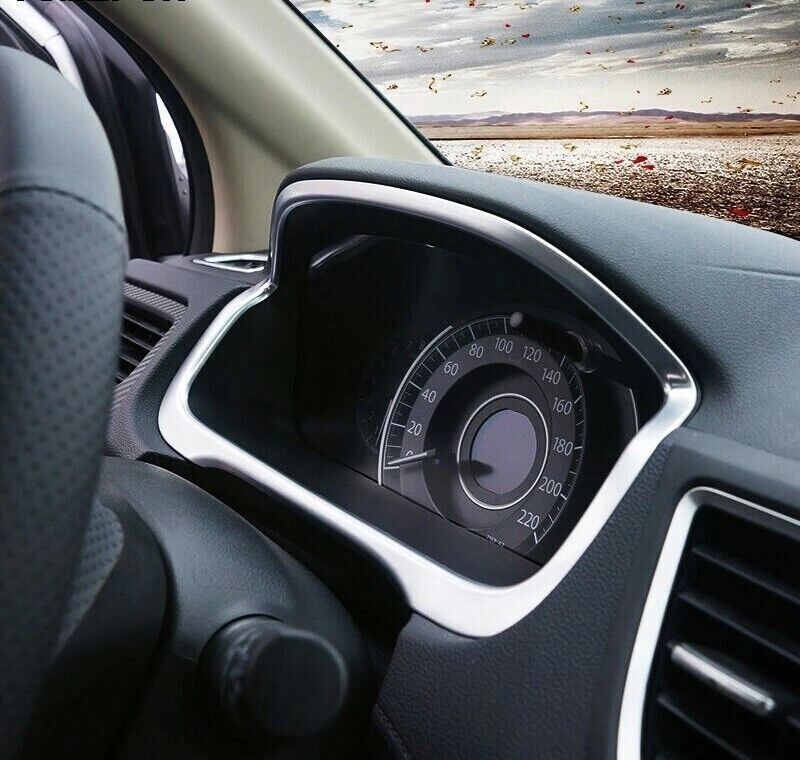 Matte Silver ABS Inner Dashboard Frame Cover Trim for Honda CRV CR-V 2012-2016
