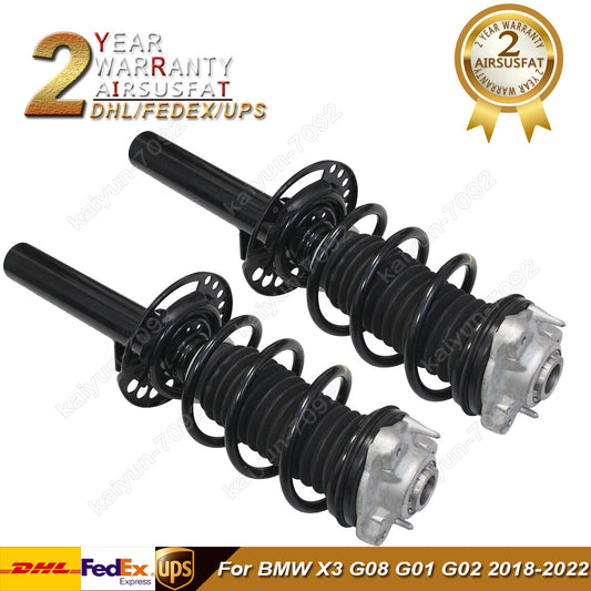 2x Front Shock Absorbers w/o ADS for BMW X3 G08 G01 G02 2018-2022 31306888323
