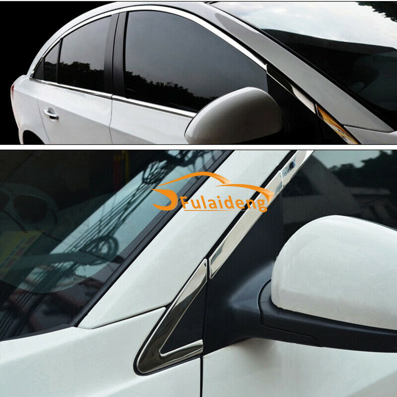 ForToyota for Corolla 2014-2018 Chrome Car full Window Sill Trim Molding Cover trim