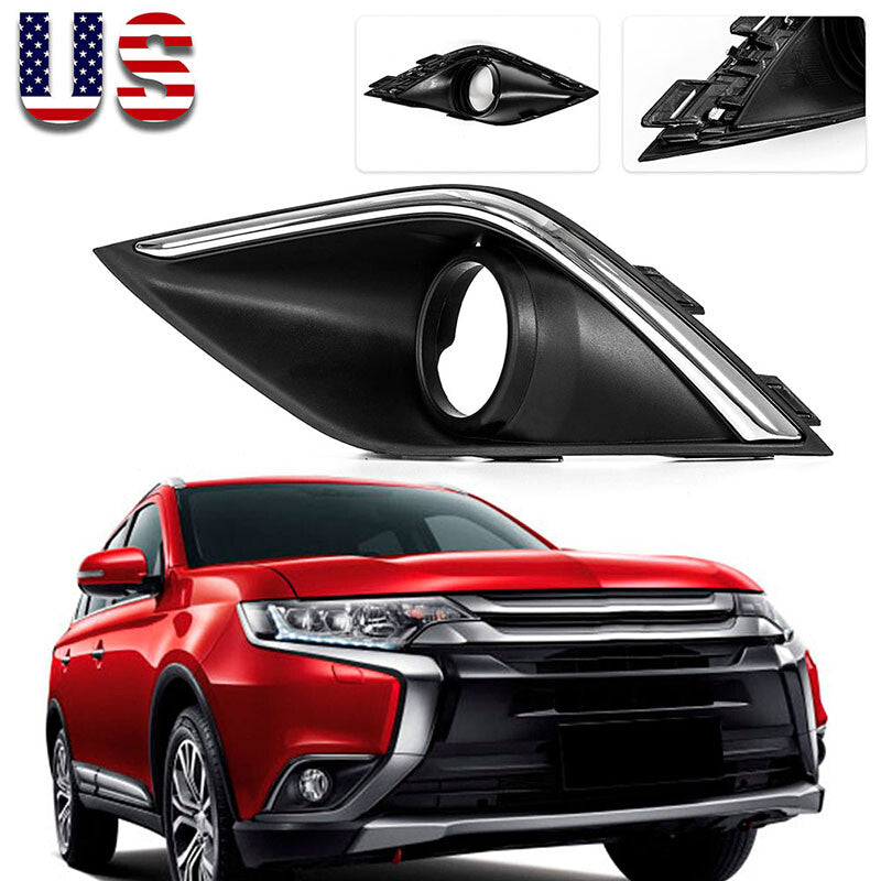 Right front bumper fog light cover for Mitsubishi Outlander 2016 - 2018 - 2019