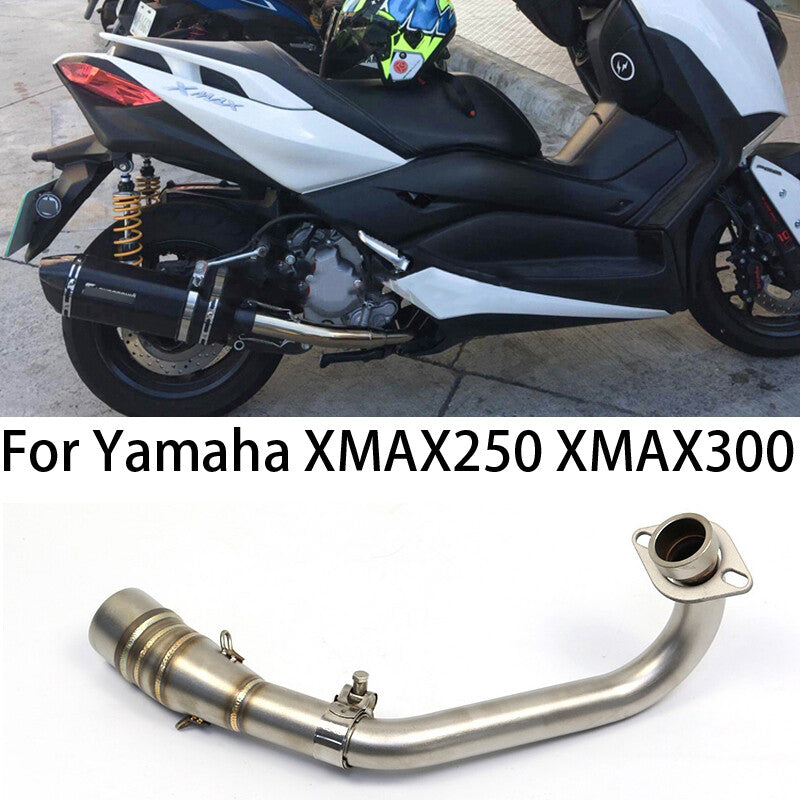 for Yamaha XMAX 250 300 2017-2018 Motorcycle Slip-on Front Exhaust Muffler Pipe