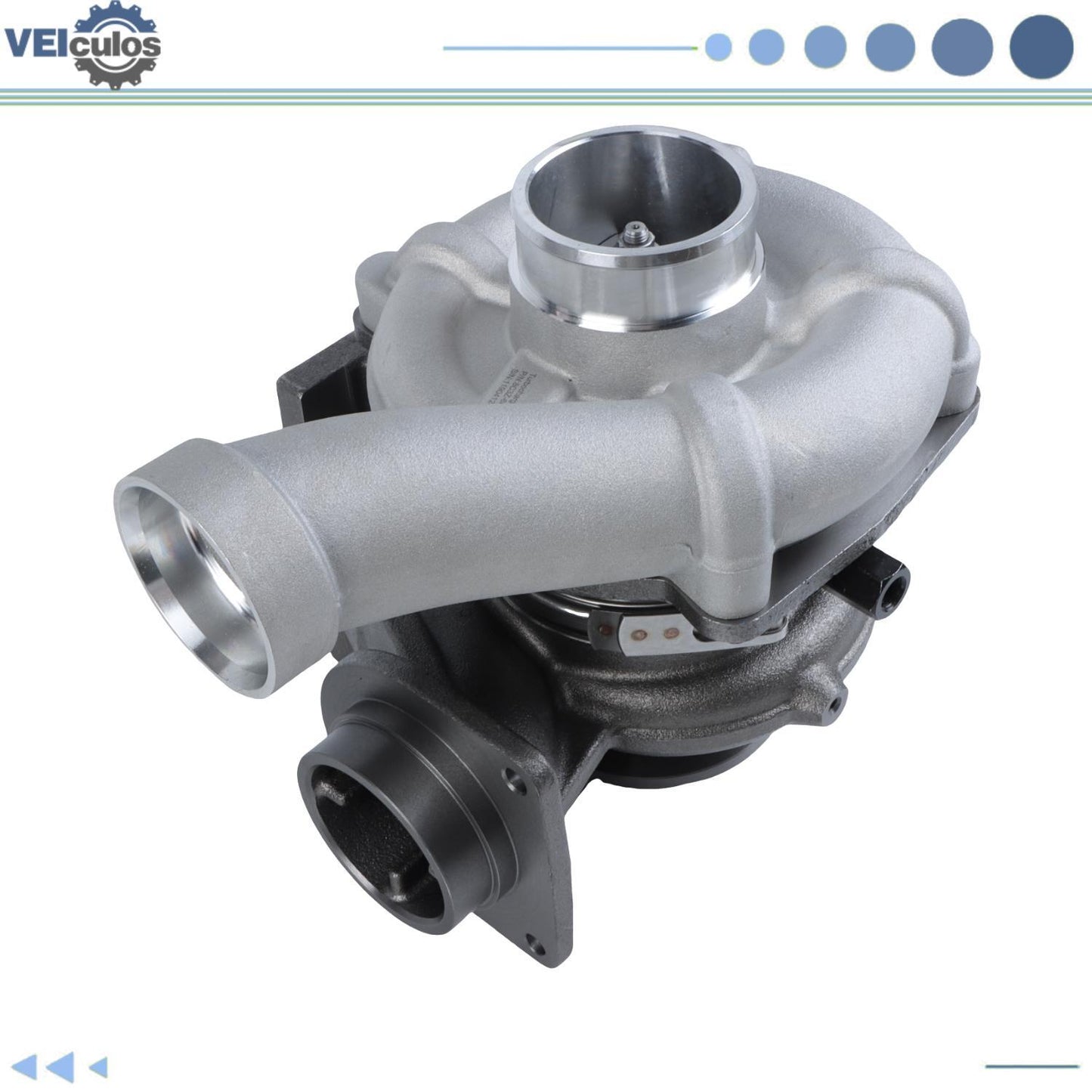 Turbocharger Low Pressure for Ford F-250 F-350 F-450 F-550 Super Duty 08-10 6.4L