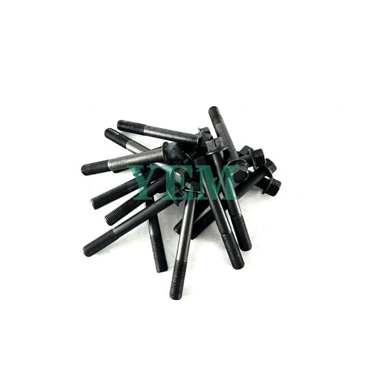 1 Set Engine Head Bolt 18pcs For Yanmar 4TNE82 Engine 4TNE82 Cylinder Head Bolt
