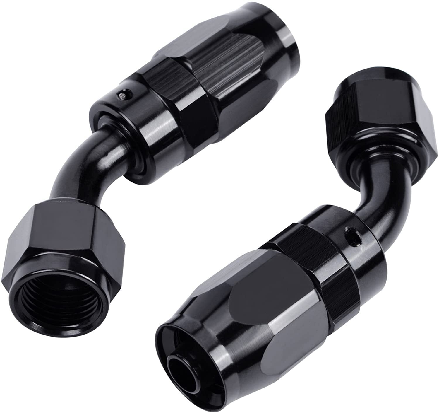 8AN 1/2 inch Nylon Braided Fuel Line Kit with Oil/Gas/Fuel Hose Fittings and Adapter 20ft