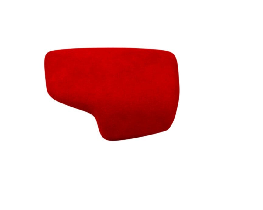 Suede Red Leather Gear Shift Knob Cover Trim Fit for Audi for A4 2017-2019