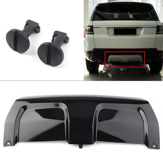 1Pc Fit 2014-2017 for Range Rover Sport 52F Black Rear Bumper Cover Trim Plate Board