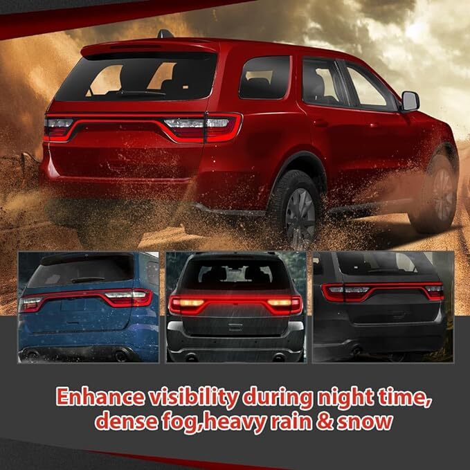 For 2014-2022 for Dodge Durango Liftgate Taillight Lamps W/Camera Hole 68453659AA