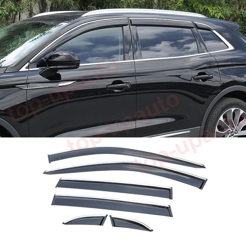 for Lincoln Nautilus 2019-2023 Window Wind Visors Sun Rain Guard Vent Deflectors