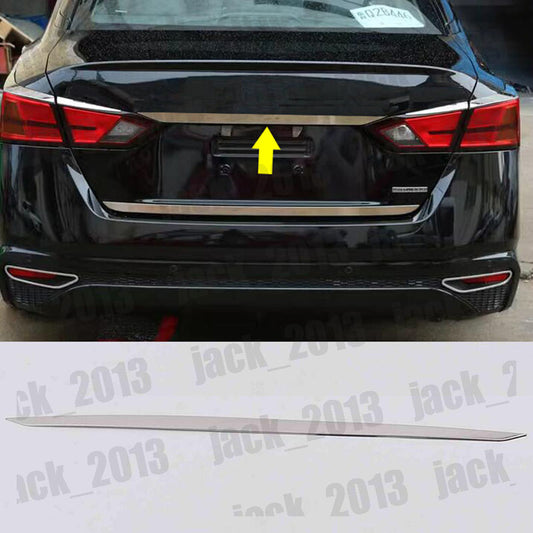 for Nissan Altima Teana 2019-2022 Steel Rear Bumper Strip Protector Cover Trim