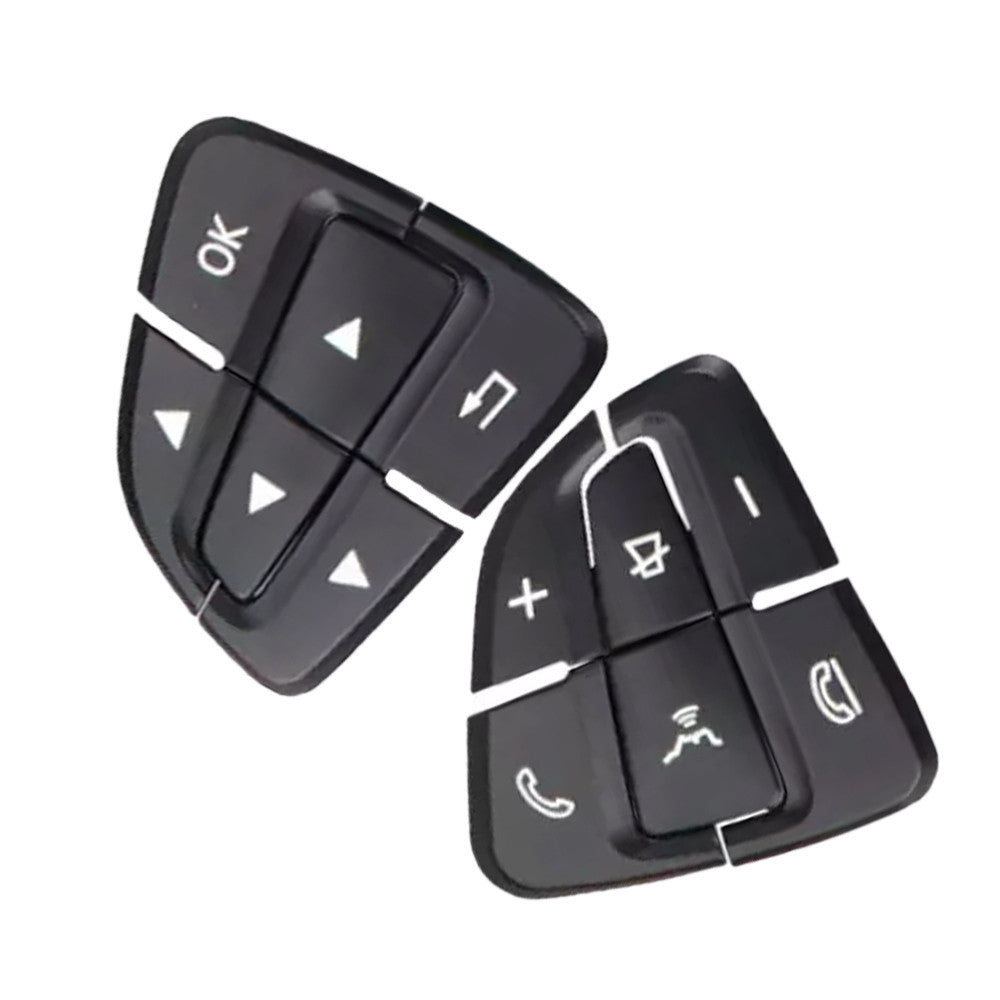 Pair For A B M GL SL CLA CLS GLE GLS SLC SLK Steering Wheel Multi Switch Cover