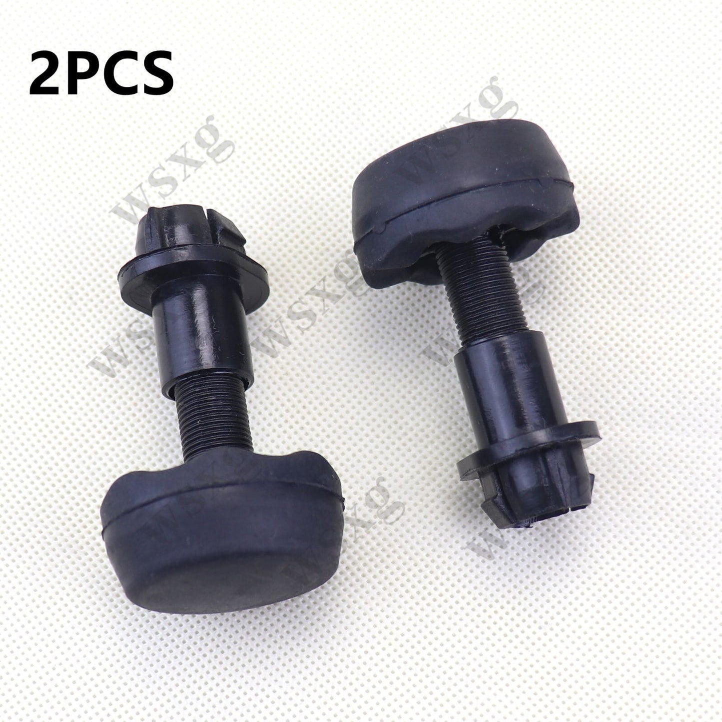 2-Piece Rubber Bumper Pad for Ford Escape Focus Edge Range Hood Stop Pad CV6Z16758A