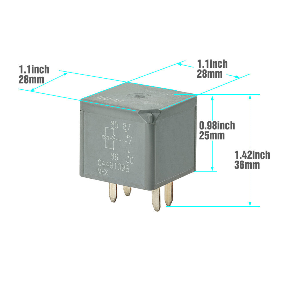 4-Pins Relay Starter 12193604 for Chevy Suburban S10 Pickup Silverado 1500 for GMC
