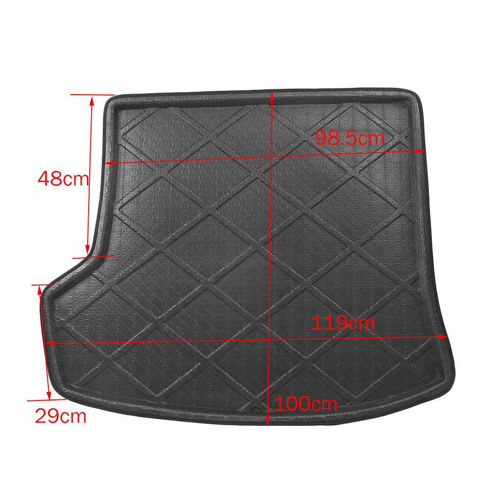 for Toyota for Corolla 2007-13 Rear Trunk Cargo Mat Liner Boot Floor Tray Carpet Blk