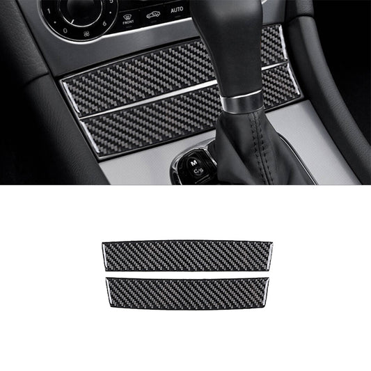 Carbon fiber interior storage trim for Mercedes-Benz C-Class W203